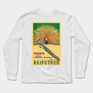 Rajputana India Vintage Travel Poster Long Sleeve T-Shirt